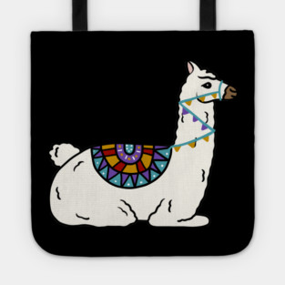 Peruvian llama Alpaca Animal Tote