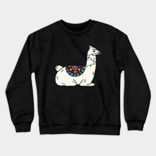 Peruvian llama Alpaca Animal Crewneck Sweatshirt