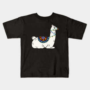 Peruvian llama Alpaca Animal Kids T-Shirt