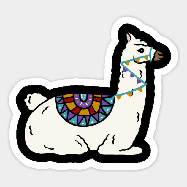 Peruvian llama Alpaca Animal Magnet by logiamerch