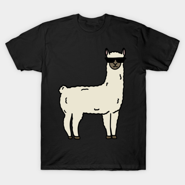 Funny Cool Llama Alpaca Animal T-Shirt by logiamerch