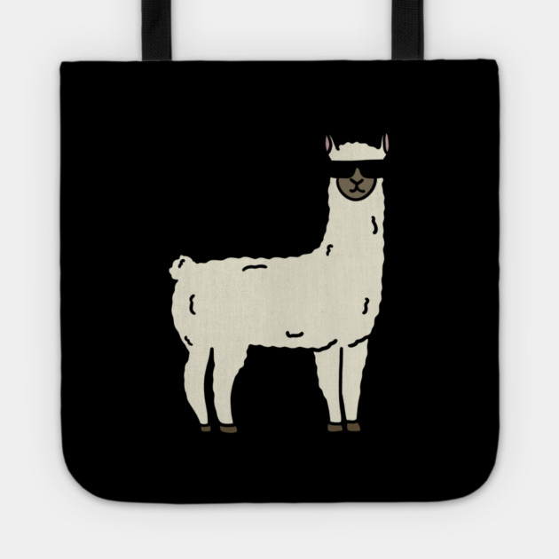 Funny Cool Llama Alpaca Animal Tote by logiamerch