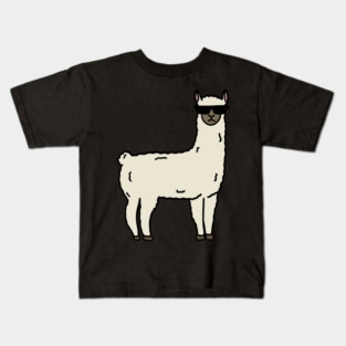 Funny Cool Llama Alpaca Animal Kids T-Shirt