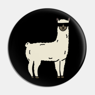 Funny Cool Llama Alpaca Animal Pin