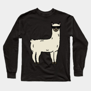 Funny Cool Llama Alpaca Animal Long Sleeve T-Shirt