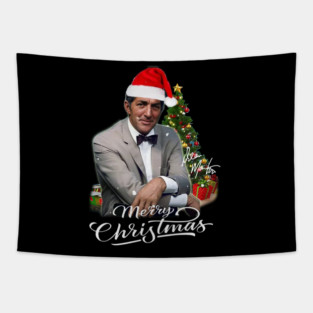 Merry Christmas Santa Dean Martin Tapestry