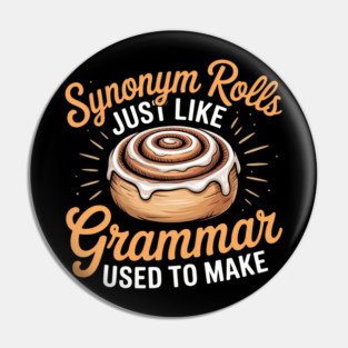 Synonym Rolls Just Like Grammar Used to Make Funny Grammar Pin
