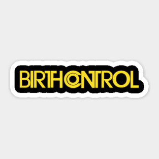 The Bỉth Control Band Sticker