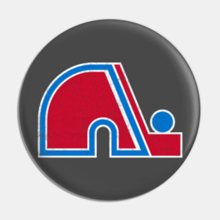 quebecs nordiquess logo Pin