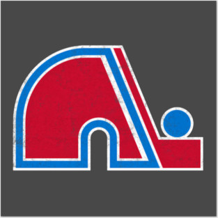 quebecs nordiquess logo Posters and Art