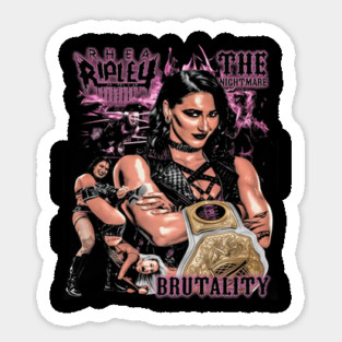 Rhea Ripley Brutality Sticker