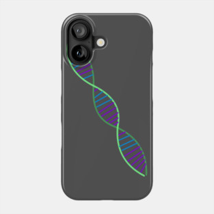 Double Helix DNA Strand Phone Case