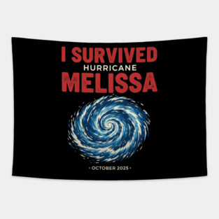 OCT-218 I Survived Hurricane Melissa 2025 Tropical Storm Tapestry