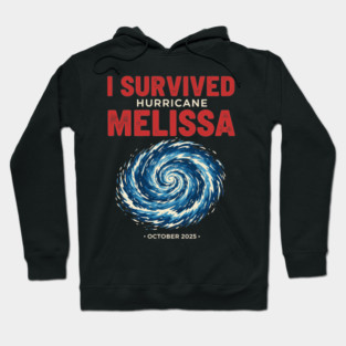 OCT-218 I Survived Hurricane Melissa 2025 Tropical Storm Hoodie