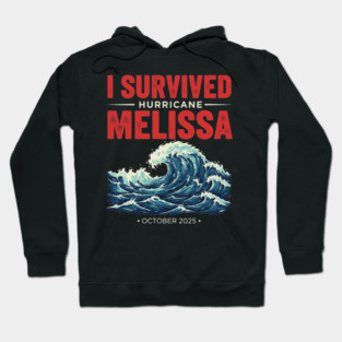 OCT-219 I Survived Hurricane Melissa 2025 Tropical Storm Hoodie