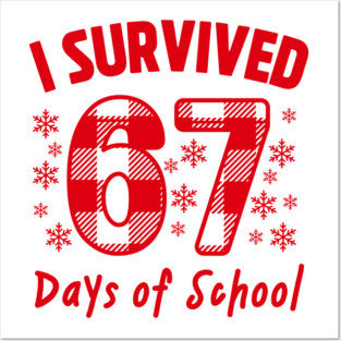 I-Survived-67-Days-of-School Posters and Art