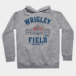 Vintage Stadium Chicago Cubs Baseball – Wrigley Field Hoodie