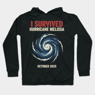 OCT-220 I Survived Hurricane Melissa 2025 Tropical Storm Hoodie