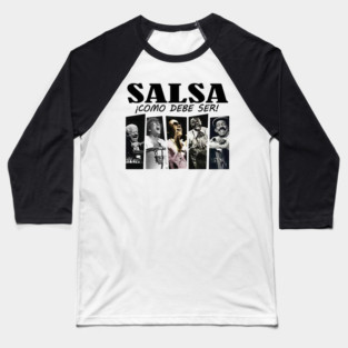 Salsa Como Debe Ser Baseball T-Shirt