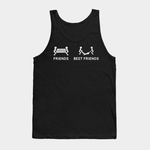 Best Friends Crime Joke Tank Top by Anticorporati