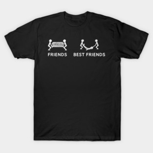 Best Friends Crime Joke T-Shirt
