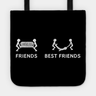 Best Friends Crime Joke Tote