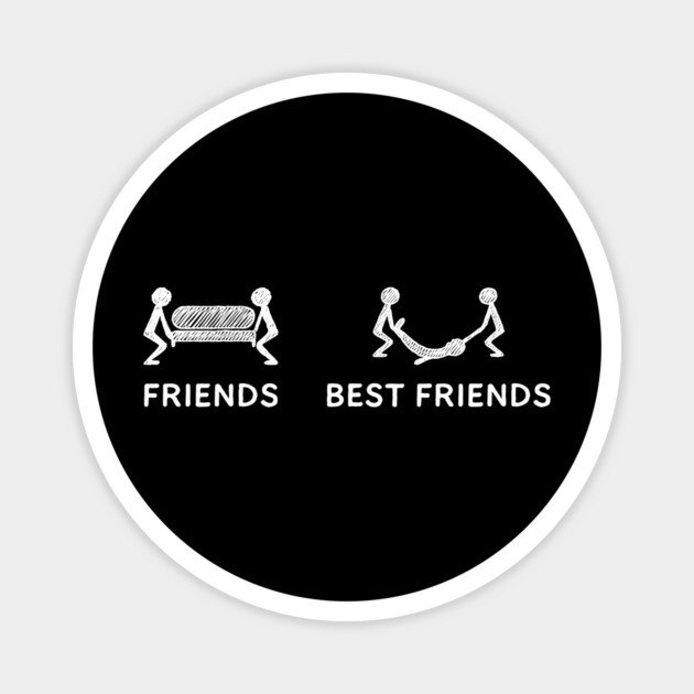 Best Friends Crime Joke Magnet by Anticorporati