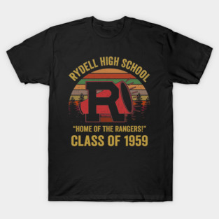 Rydell High School Class of 1959 Retro Sunset T-Shirt