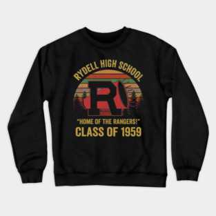 Rydell High School Class of 1959 Retro Sunset Crewneck Sweatshirt