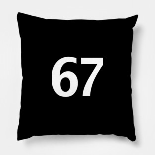 Six Seven 67 6 7 Funny Memes Pillow