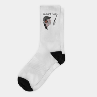 Gil Scott Heron portrait Socks