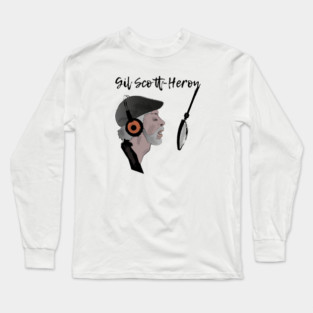 Gil Scott Heron portrait Long Sleeve T-Shirt