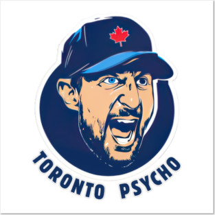 Max Scherzer Toronto Psycho Blue Jays Posters and Art