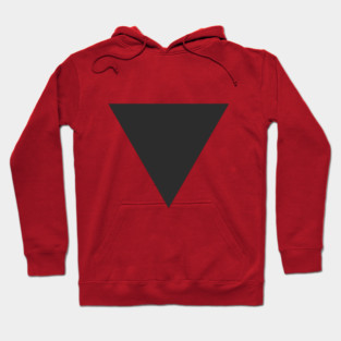 Triangle Black Downwad Hoodie