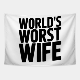 World’s Worst Wife Tapestry