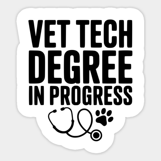 Vet Tech Degree in Progress Magnet by Frank Ring