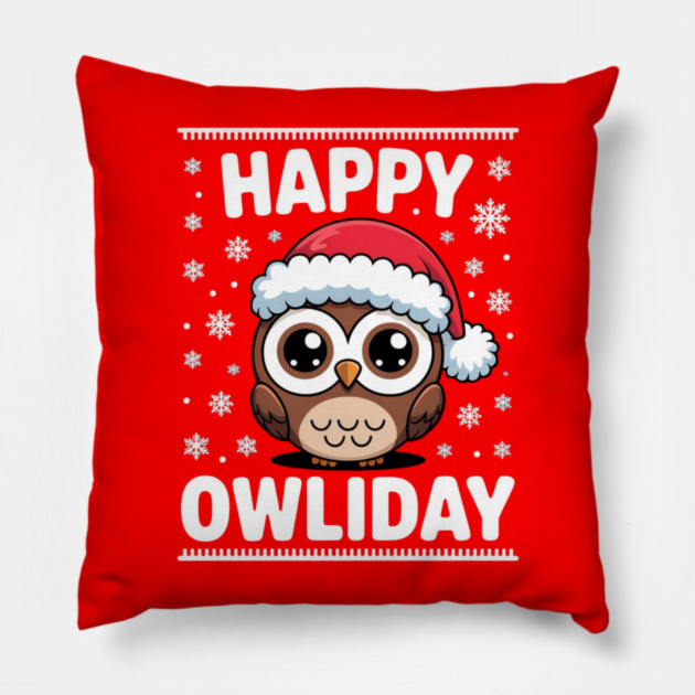 Funny-Christmas Pillow by Creatifly Graphic Tees