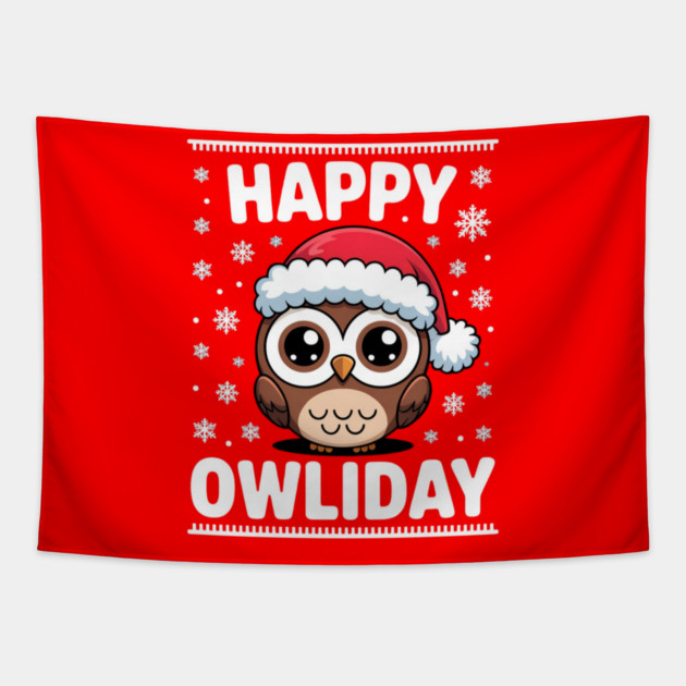 Funny-Christmas Tapestry by Creatifly Graphic Tees