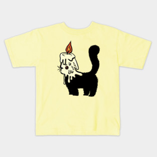 Candle Cat Kids T-Shirt