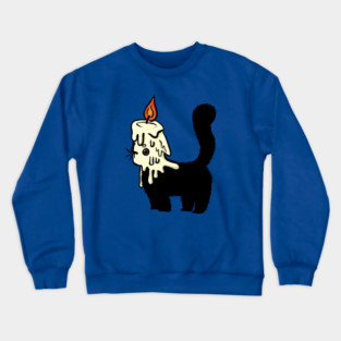 Candle Cat Crewneck Sweatshirt