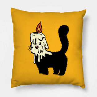 Candle Cat Pillow