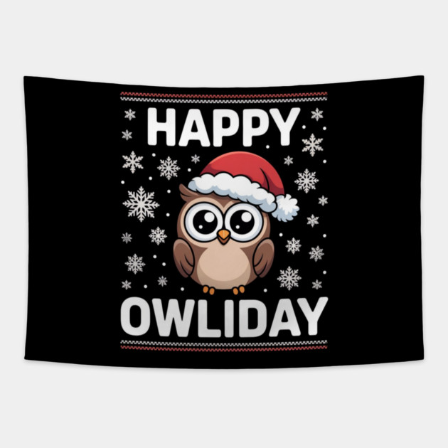 Funny-Christmas Tapestry by Creatifly Graphic Tees