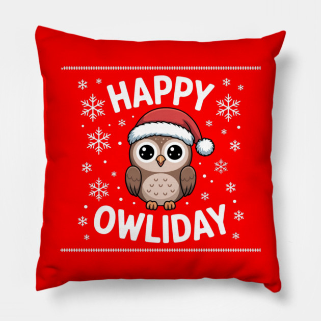 Funny-Christmas Pillow by Creatifly Graphic Tees