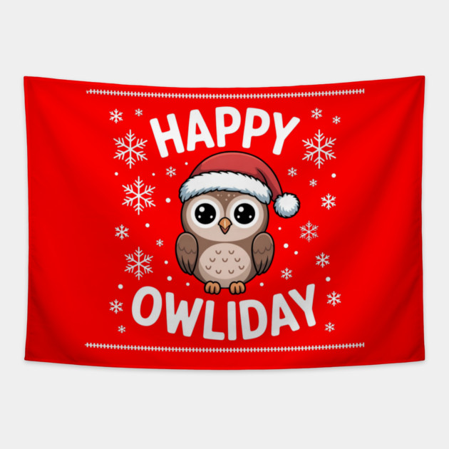 Funny-Christmas Tapestry by Creatifly Graphic Tees