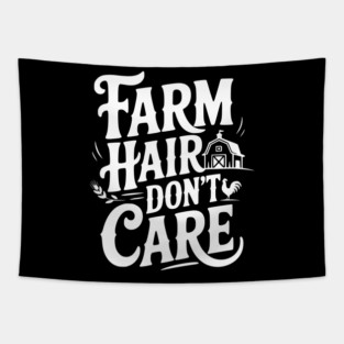 Farm Hair Don’t Care Tapestry