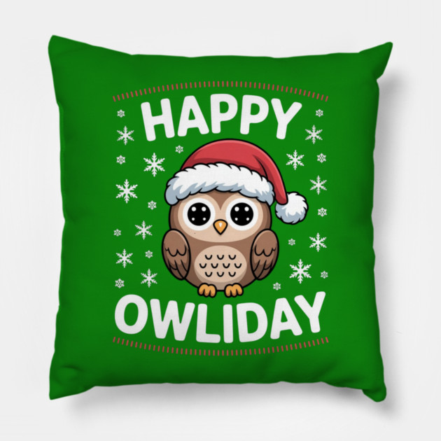 Funny-Christmas Pillow by Creatifly Graphic Tees
