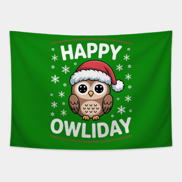 Funny-Christmas Tapestry by Creatifly Graphic Tees