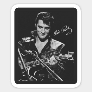 Elvis Presley - King of Rock and roll Sticker