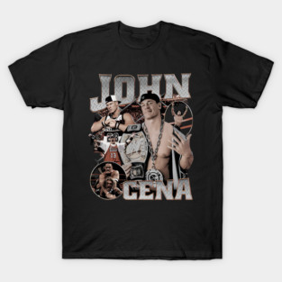 The Fighter John Punk Wrestling Cody Retro Vintage Give UP Rock Rhodes Wrestle Cena Never Street CM 13 T-Shirt