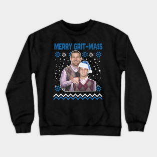 Dan Campbell  Jared Goff Merry Grit-Mas Crewneck Sweatshirt